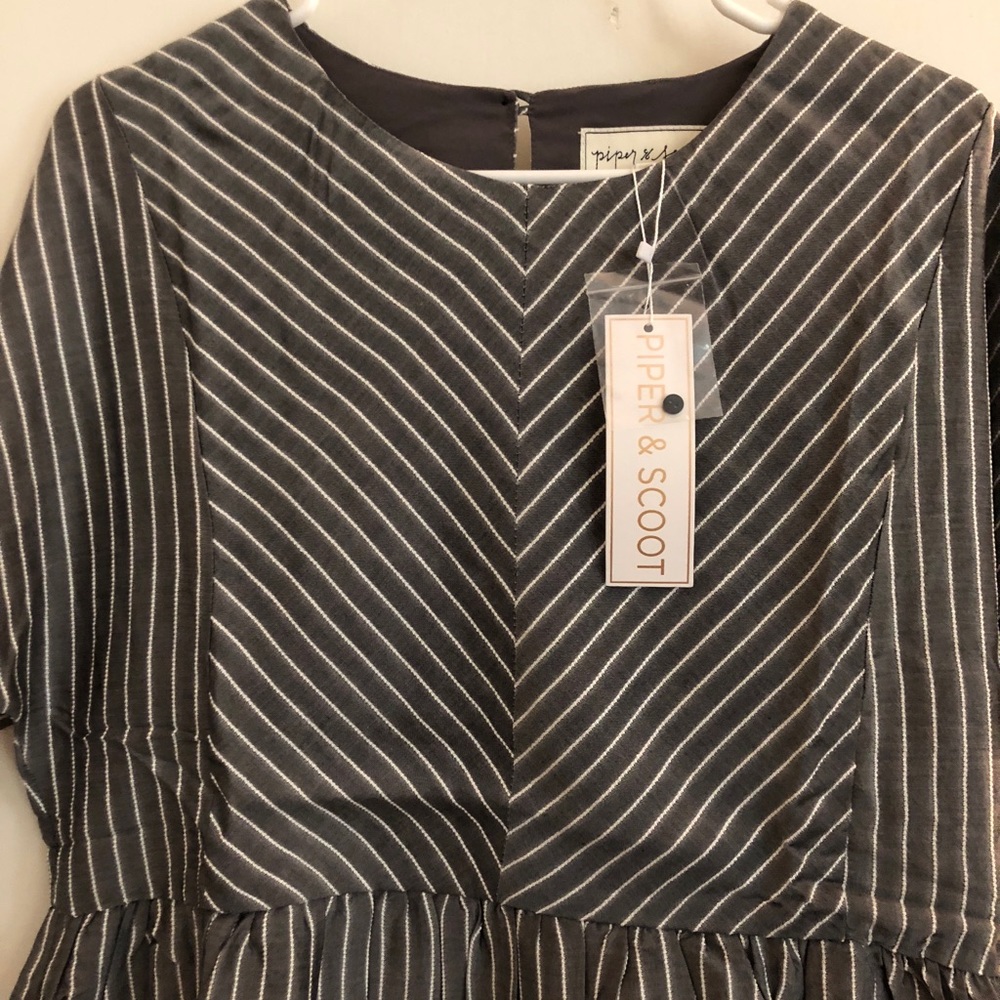 Piper & Scoot: Waterford Dress / Black, Size Small